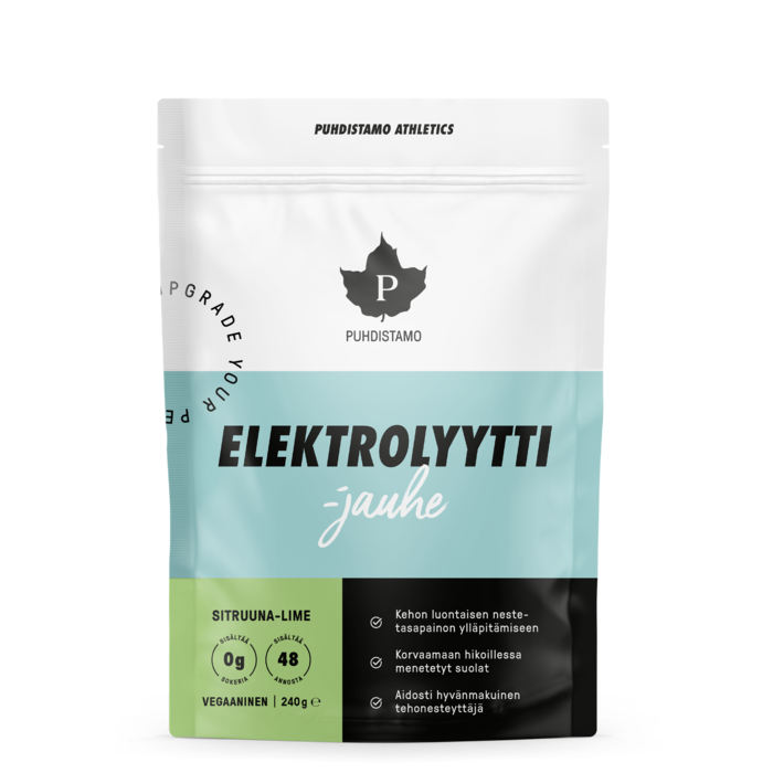 Elektrolyyttijauhe Sitruuna Lime 240g