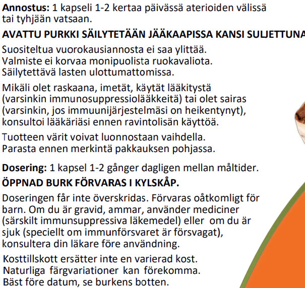 8 miljarder Acidophilus & Bifidus 60 kapslar