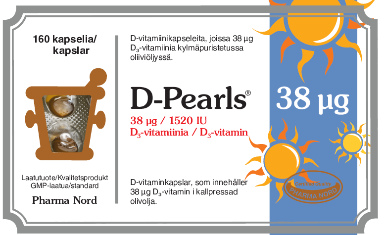 D-Pearls 38 ug  160 kaps.