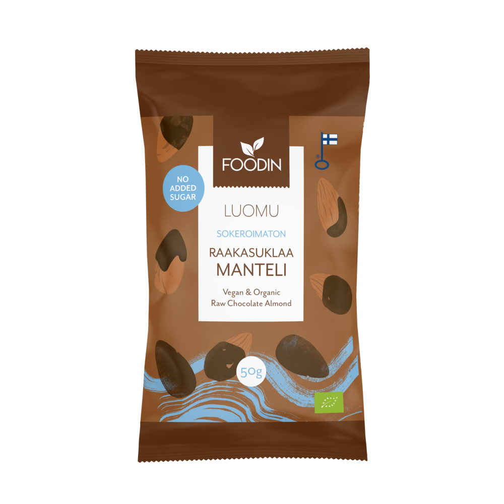Foodin - Raakasuklaamanteli (L) 50g