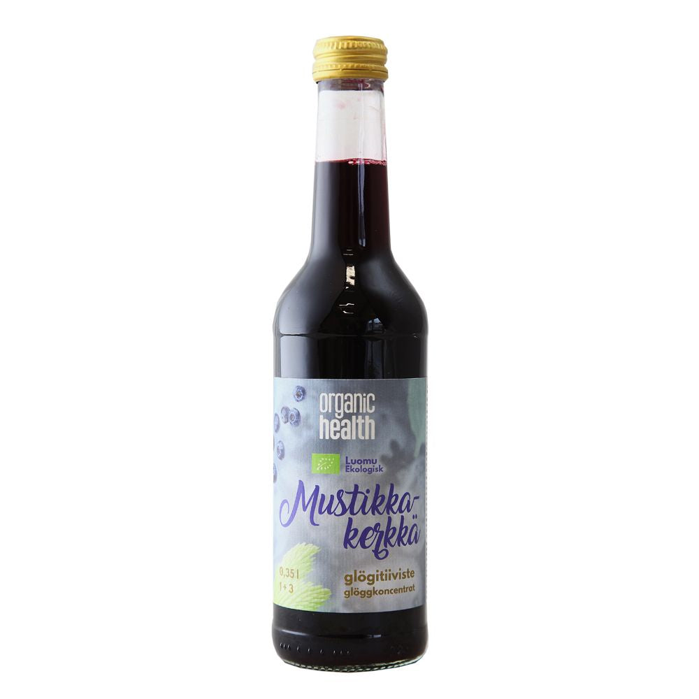 Glögi Mustikka-kerkkä-glögitiiviste