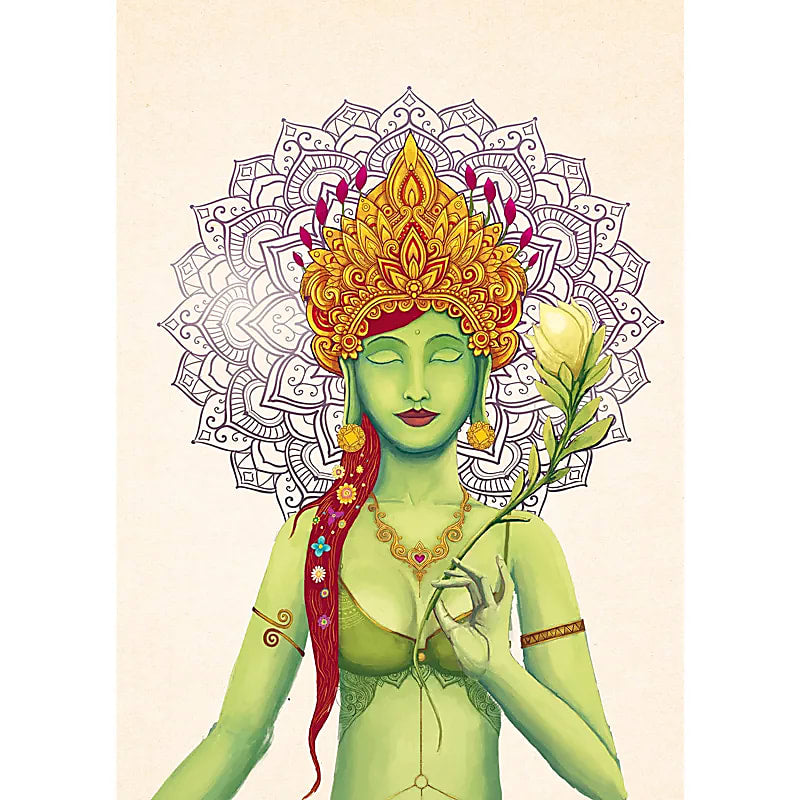Green Tara- postikortti