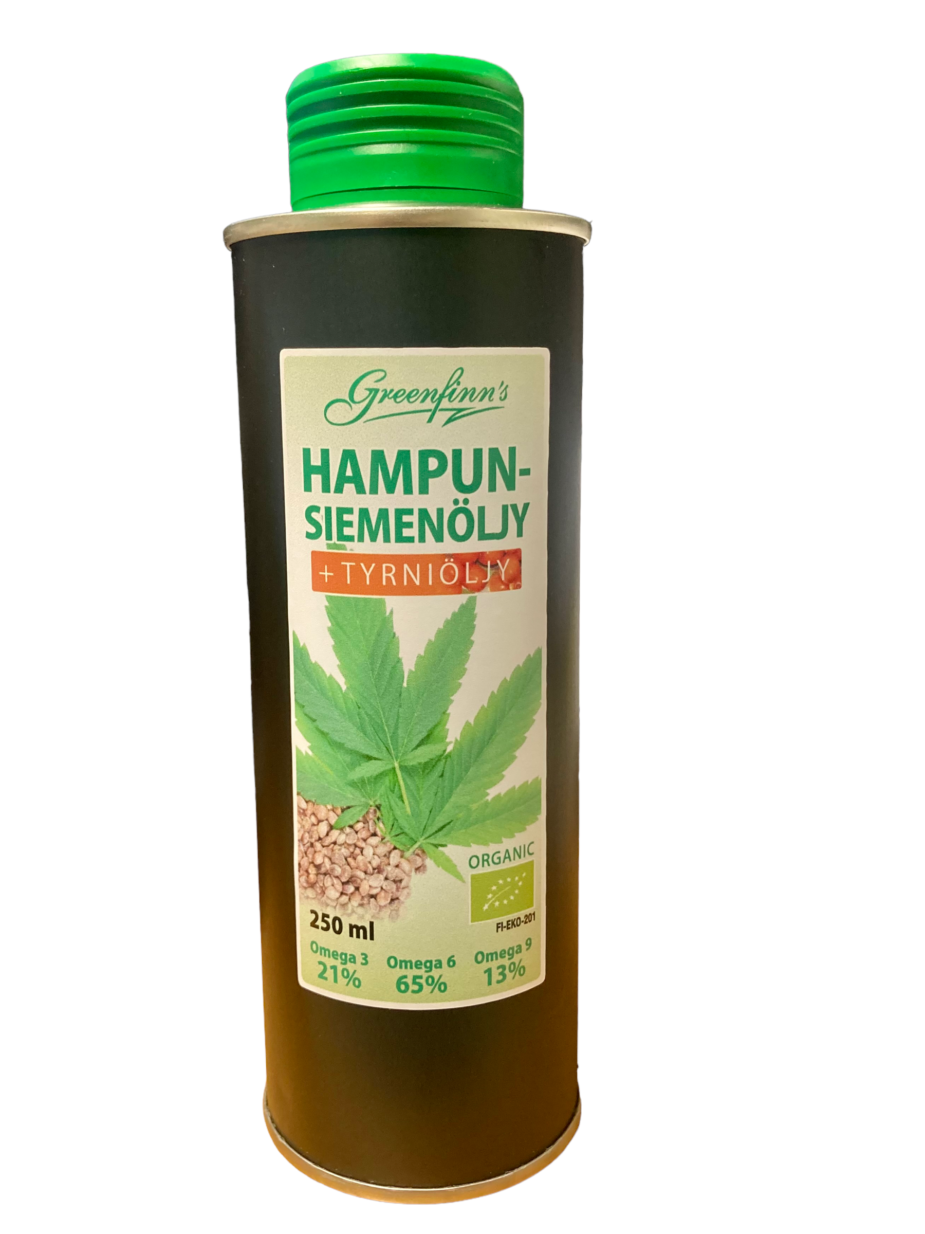 Hampunsiemenöljy + tyrniöljy (L) 250ml