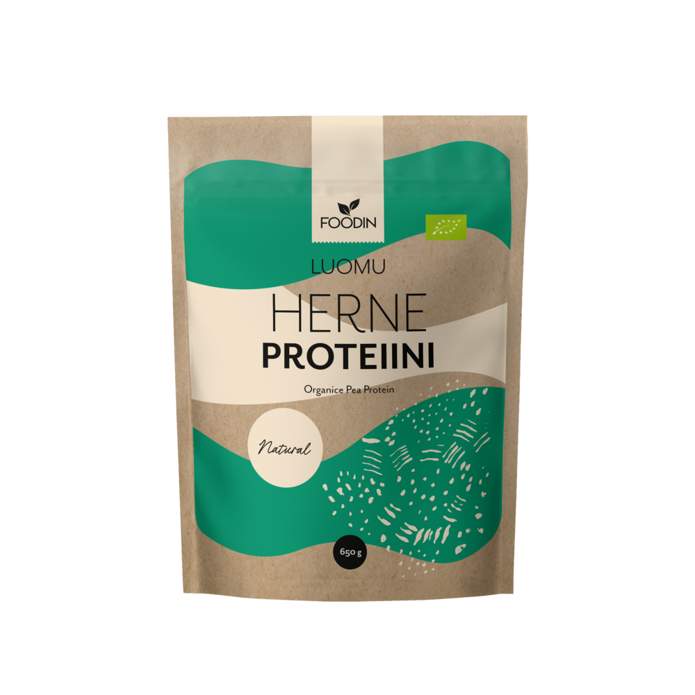 Foodin- Herneproteiini, maustamaton,650