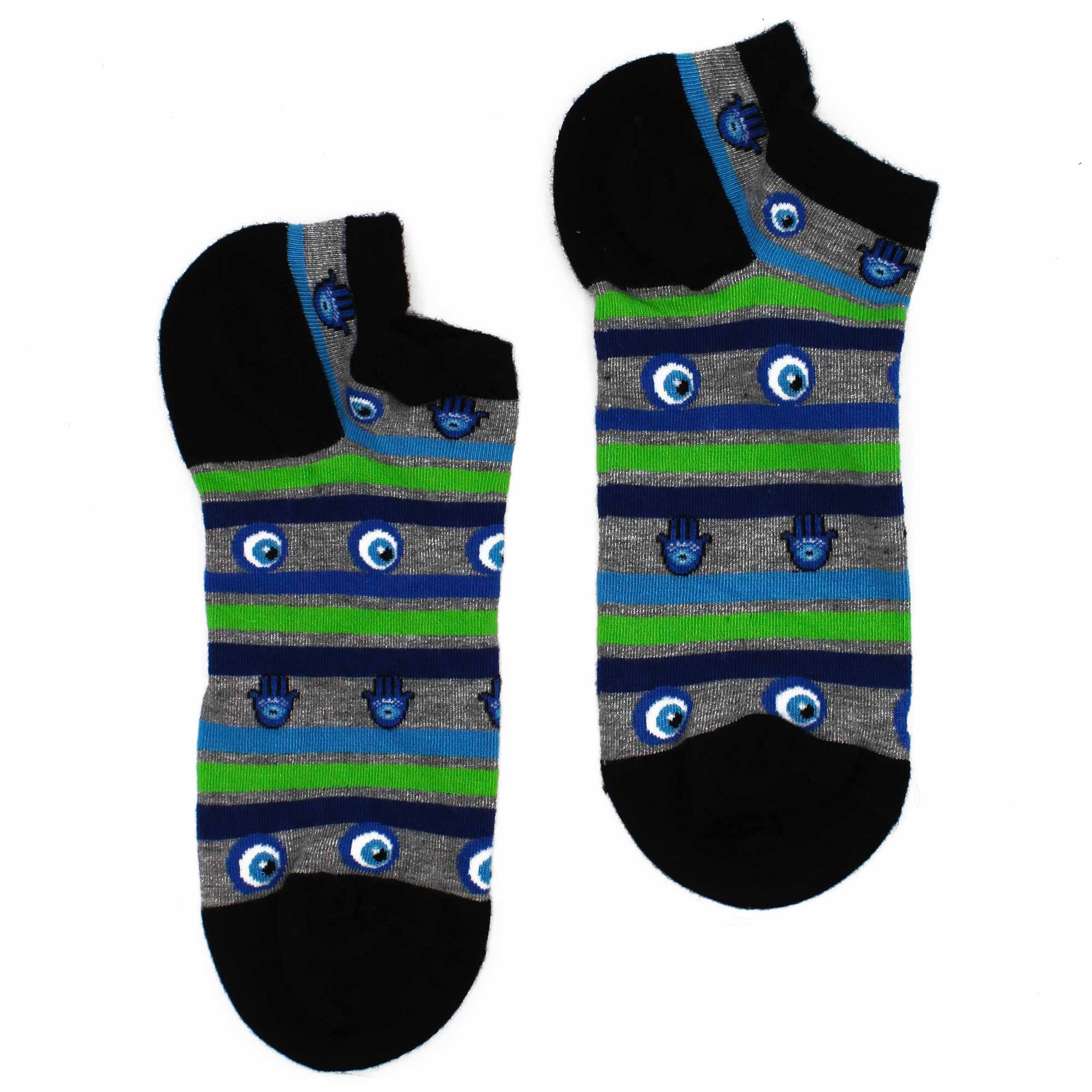 Hop Hare Low Socks Evil Eye & Hamsa