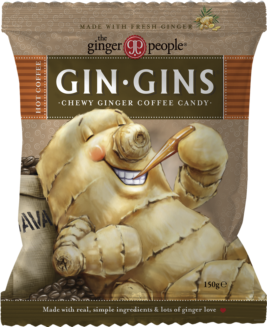 Hot Coffee Chewy Inkiväärimakeinen 150g