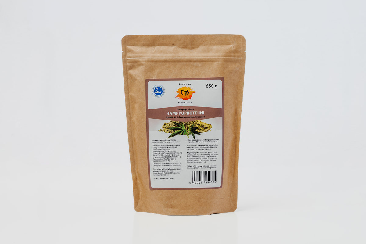 Impolan Hamppuproteiini 650g