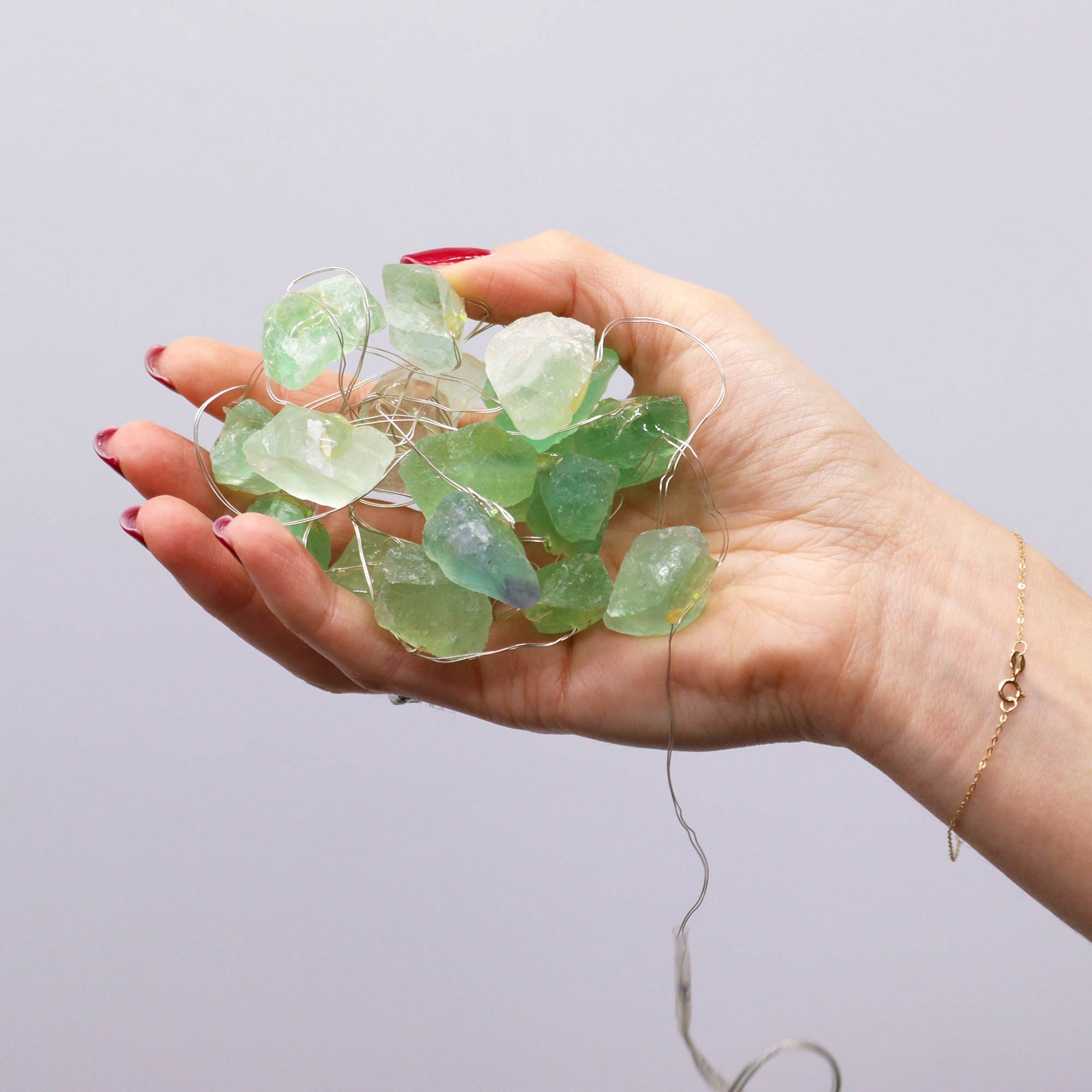 LED Kristallivalosetti Jade