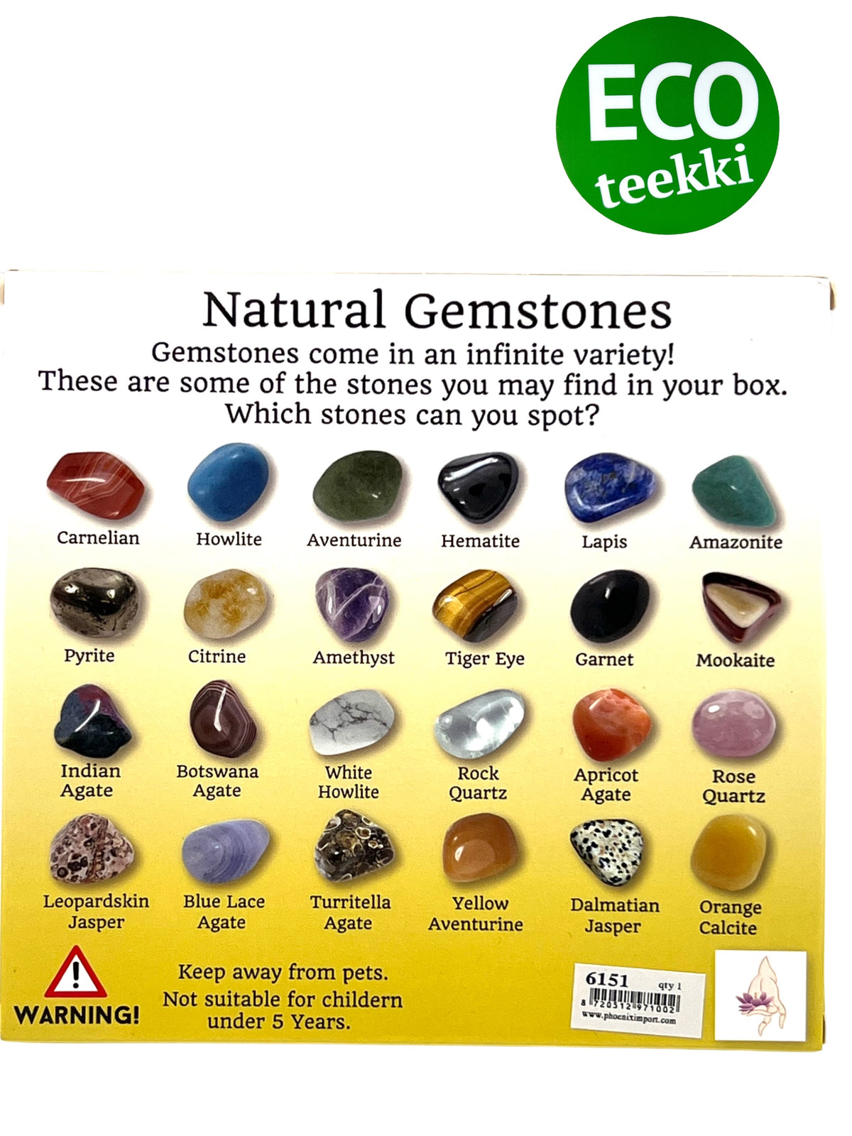 Luonnonkivi setti 20kpl