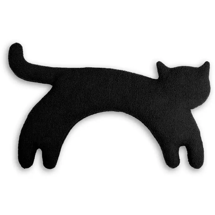 Minina The Cat lämpötyyny musta