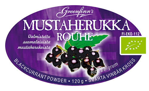 Mustaherukkarouhe (L) 130g.