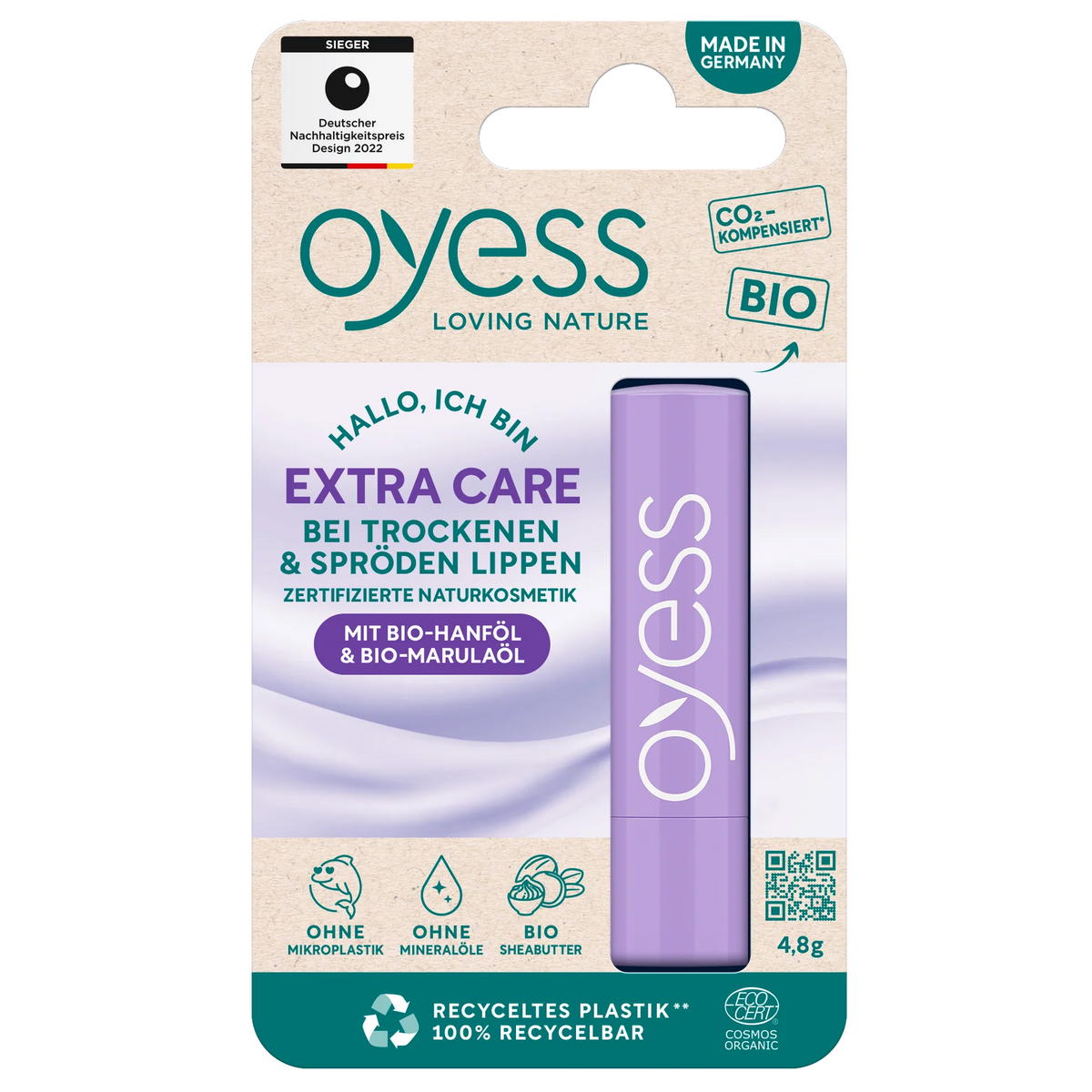 Oyess Huulivoide Extra Care