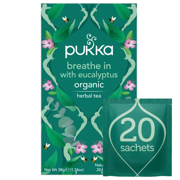 PUKKA Breathe in wihth eucalyptus 20pss