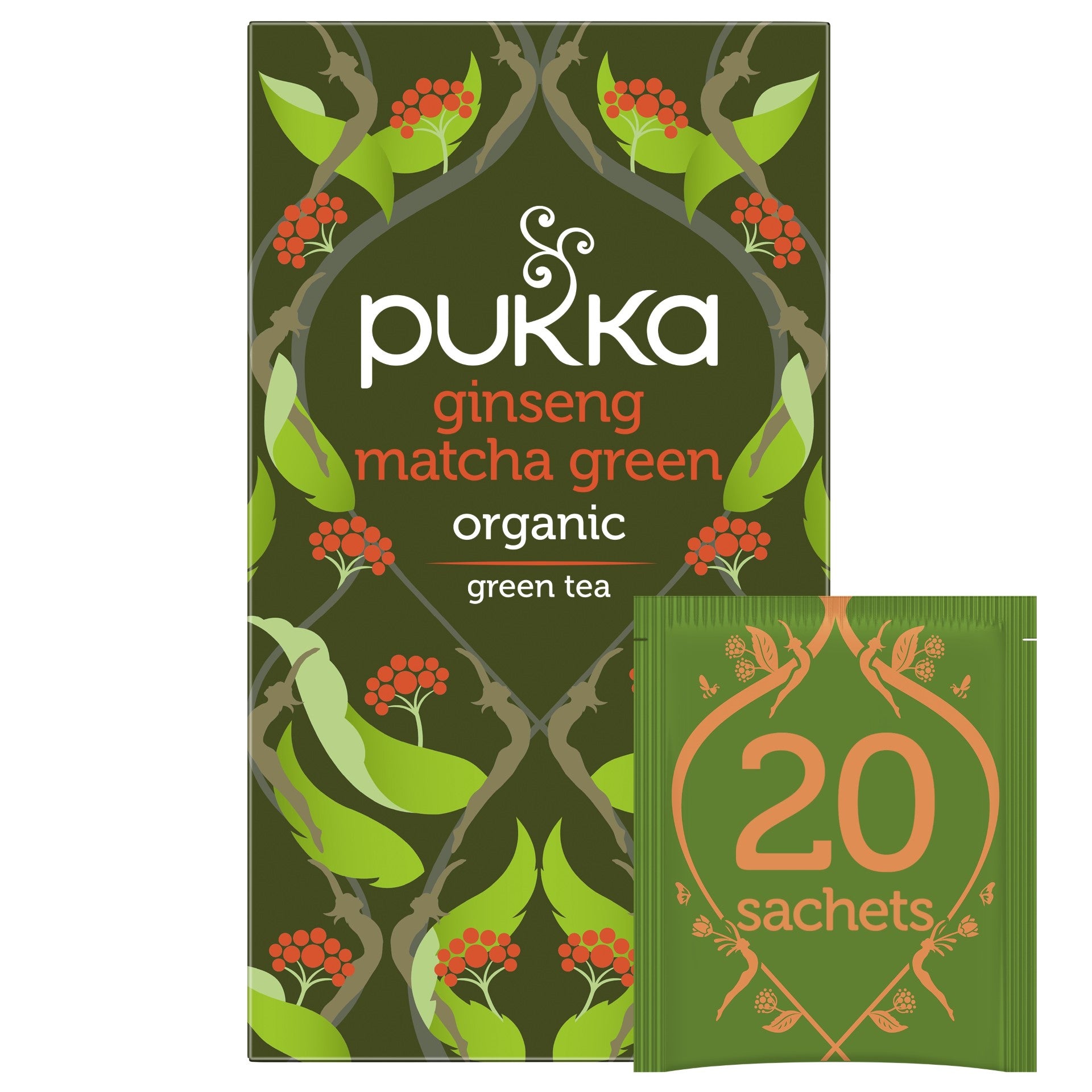 PUKKA Ginseng Matcha Green (L)  20 pss