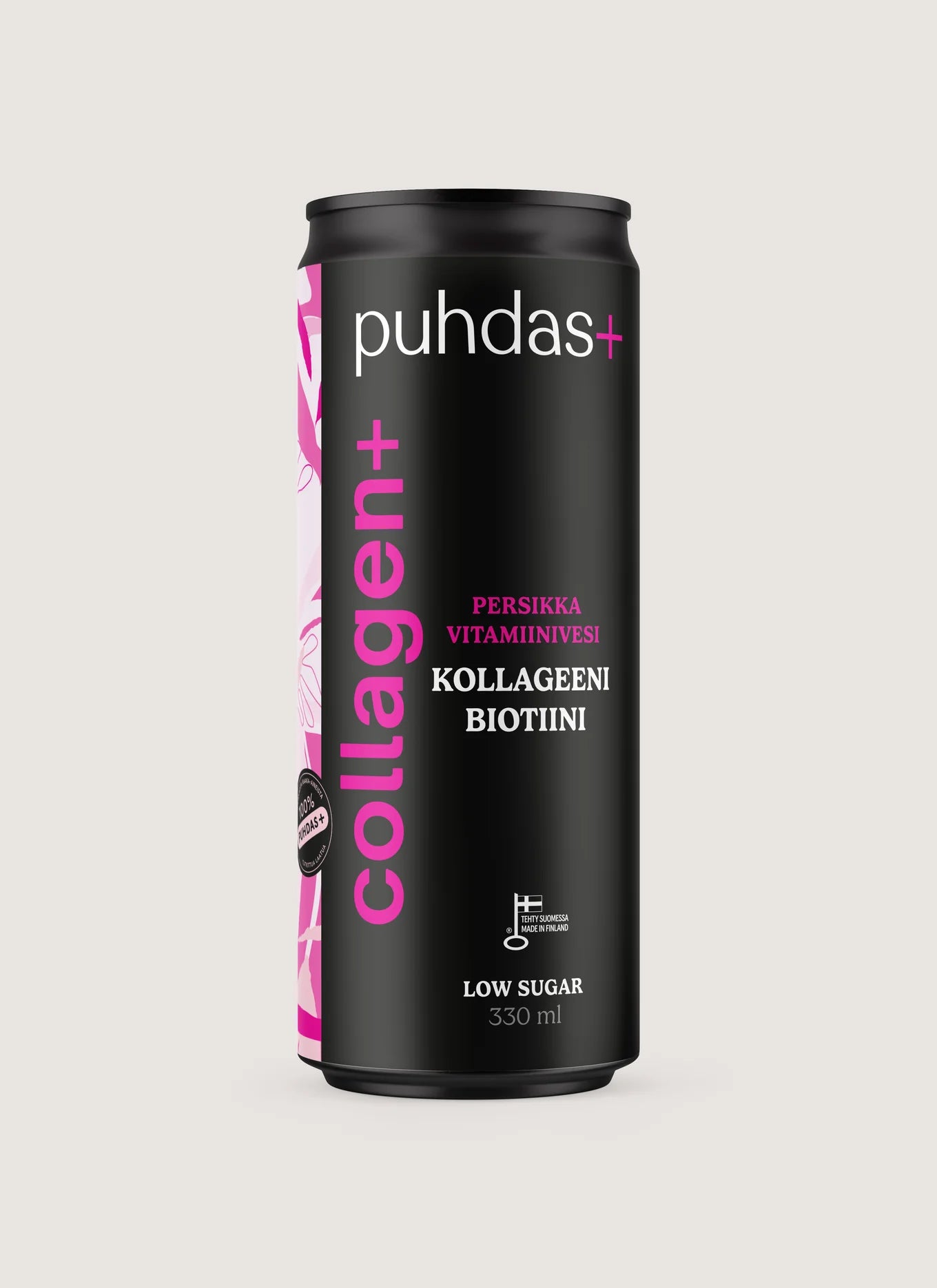 puhdas+ Collagen+ Persikka Vitamiinivesi 330ml