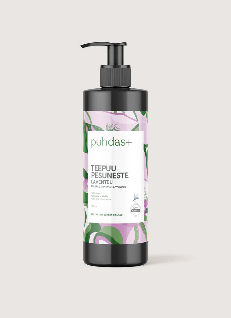 puhdas+ Tea Tree Skinwash Lavender 250ml