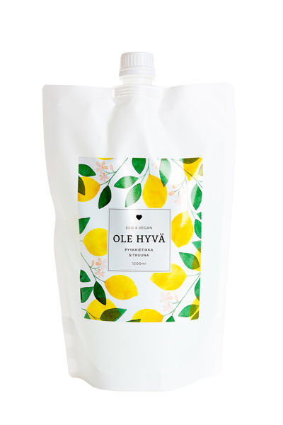 Pyykkietikka Sitruuna TÄYTTÖ 1200ml