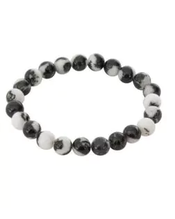 Rannekoru 8mm Zebra Jasper