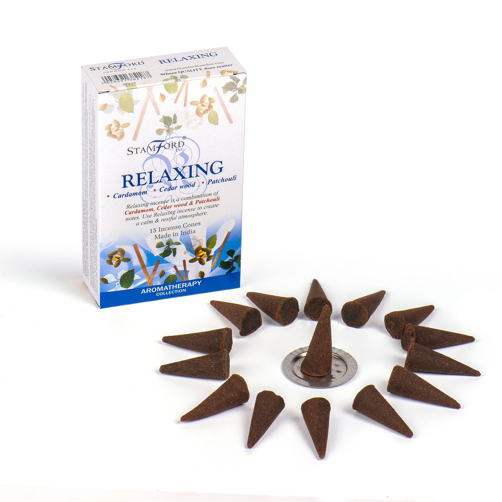 Relaxing Incense Cones 15kpl