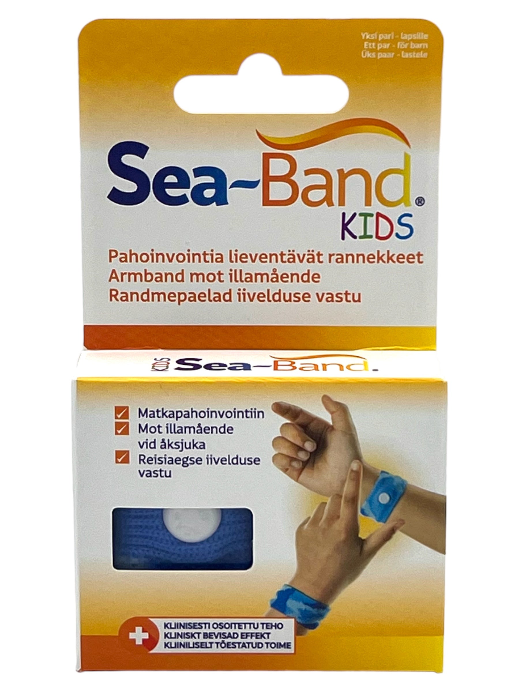 Sea-Band Kids rannekkeet, sininen 1pari