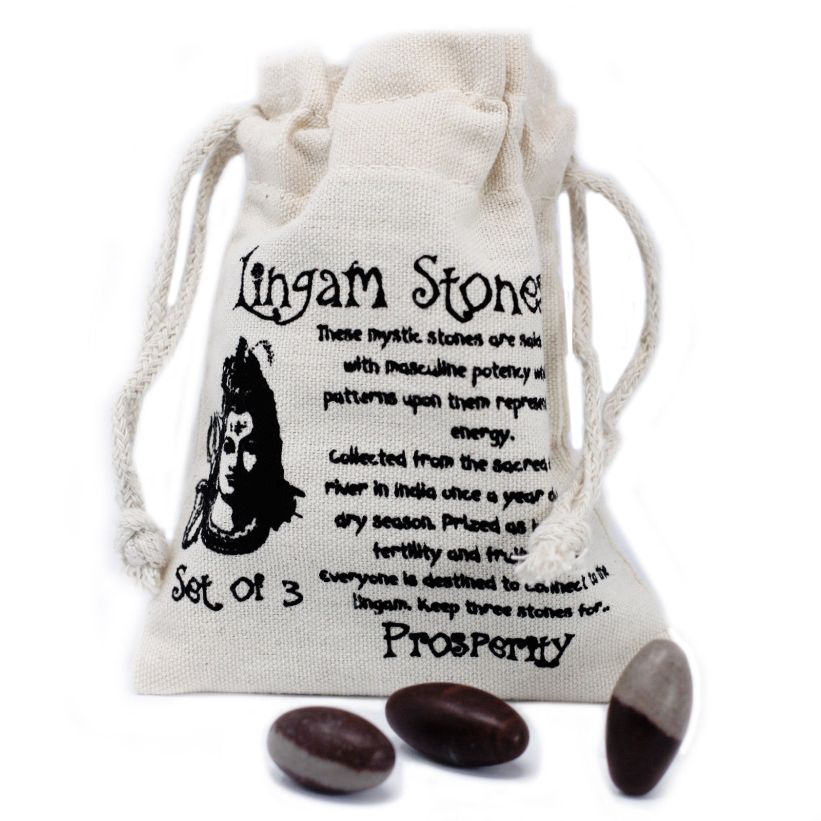Shiva Lingam Stone- 3 kpl