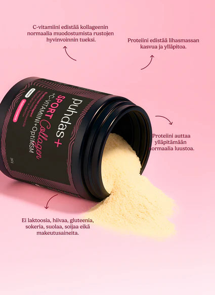 puhdas+ sport Collagen +C-vitamiini+OptiMSM 260g