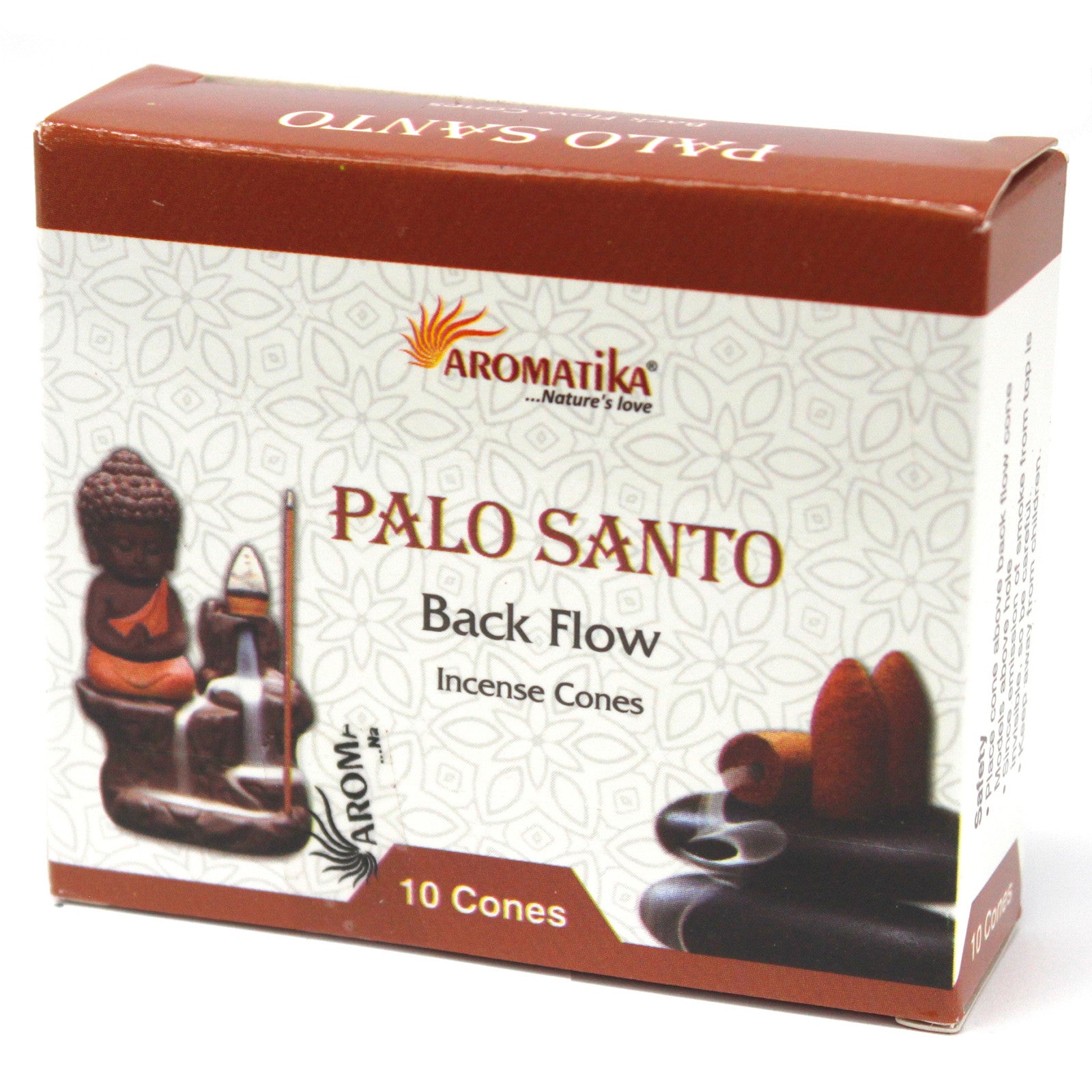Back Flow Suitsukekartio Palo Santo 10kpl