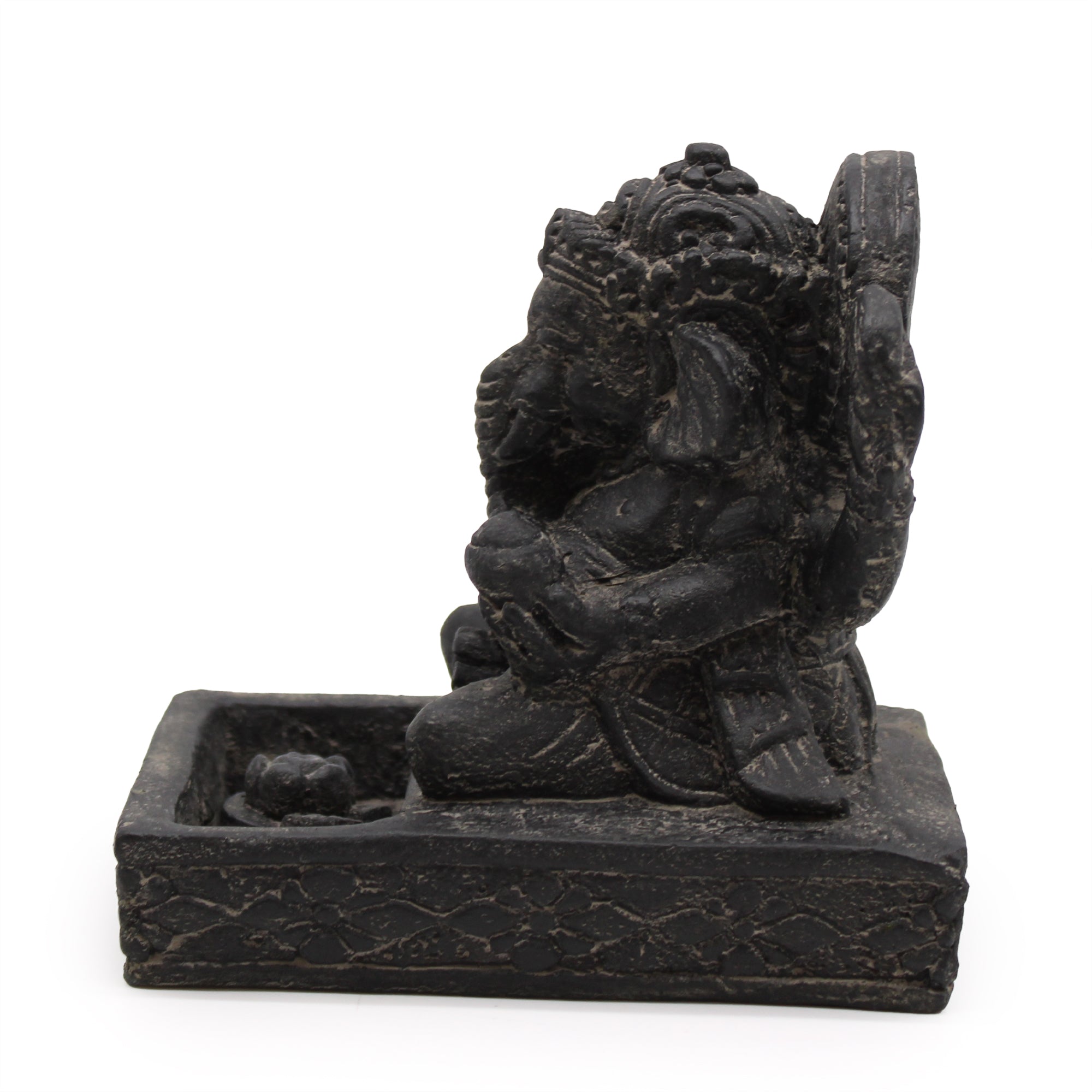 Suitsuketeline Ganesh - Black Antique