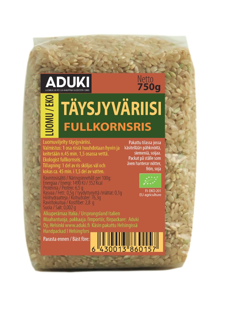 Aduki Täysjyväriisi (L) 750g