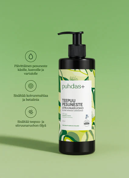 puhdas+ Teepuu Pesuneste Sitruunaruoho  250ml
