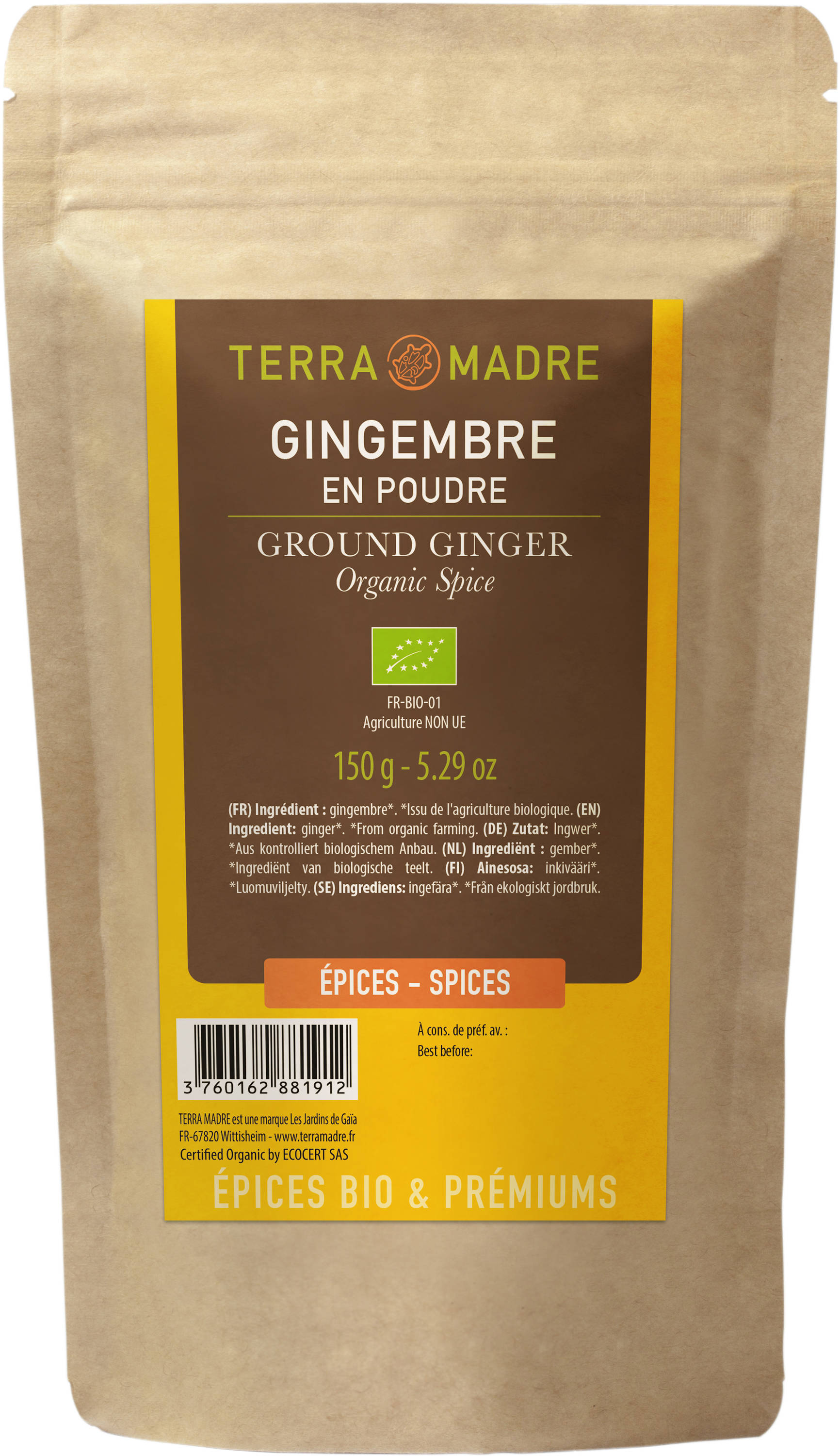 Terra Madre Inkivääri 150g (L) täyttö