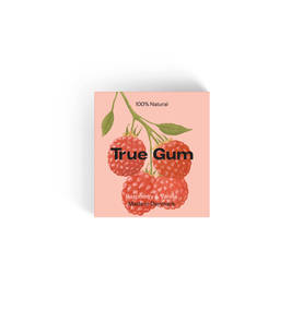 True Gum Purukumi Vadelma & Vanilja