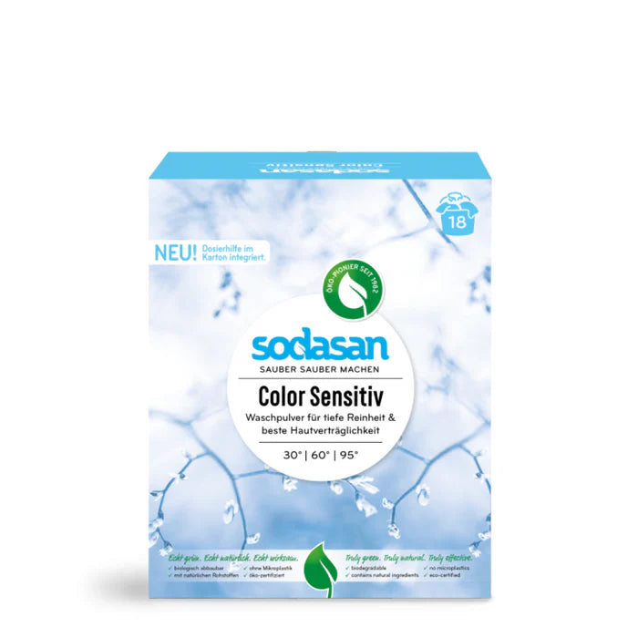 Sodasan Colour Pyykinpesujauhe Sensitive 1,01kg