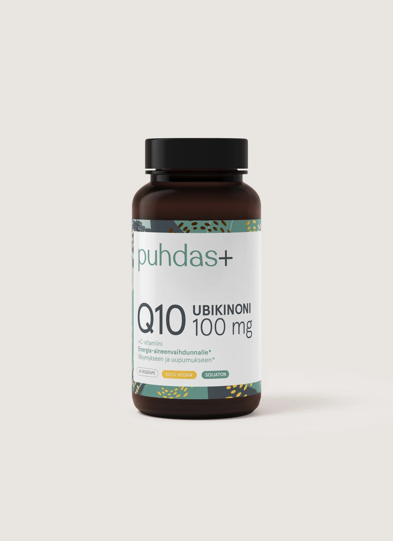 puhdas+ Vahva Ubikinoni Q10 100mg + C-vitamiini 60kps