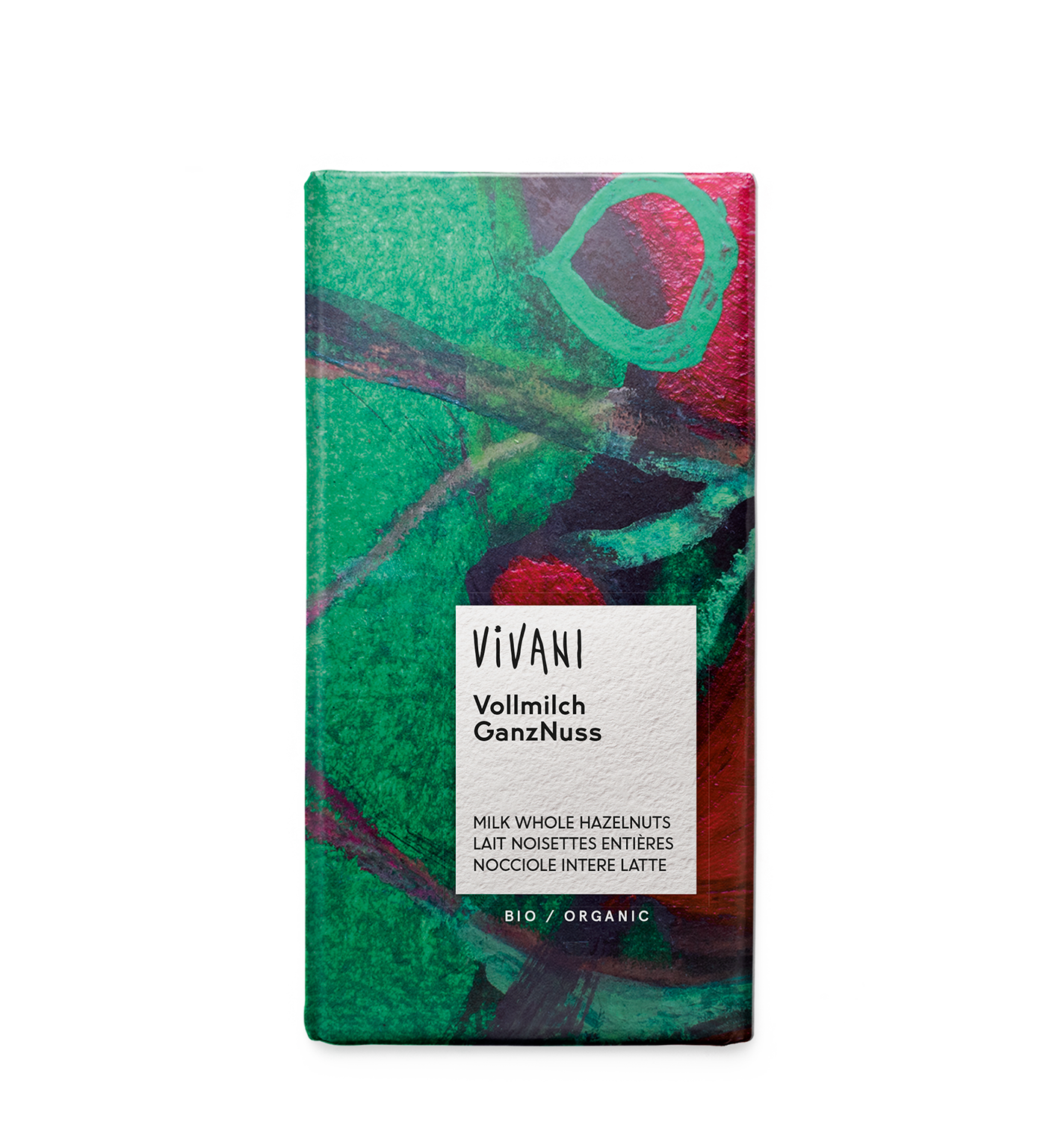 VIVANI Maitosuklaa hasselpähkin (L) 100g