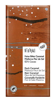 Vivani Tumma Suklaa Mallorca 62%, 100g
