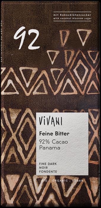 Vivani Tumma suklaa  92% (L) 80g