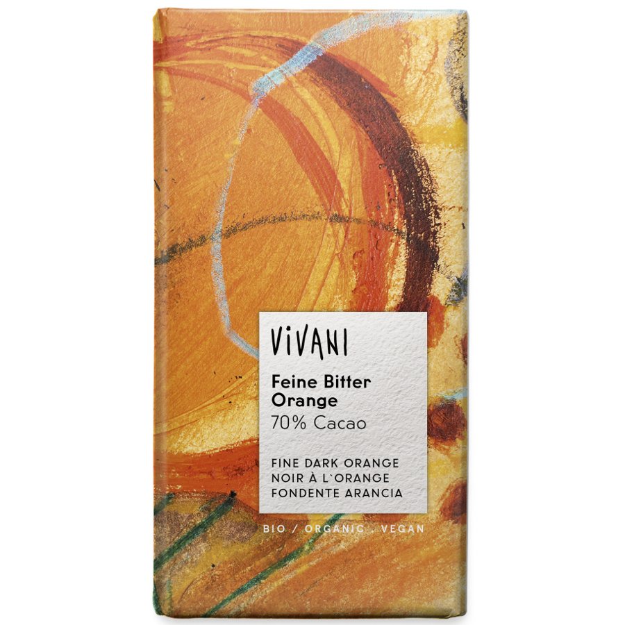 Vivani Tumma suklaa Appelsiini (L) 100g