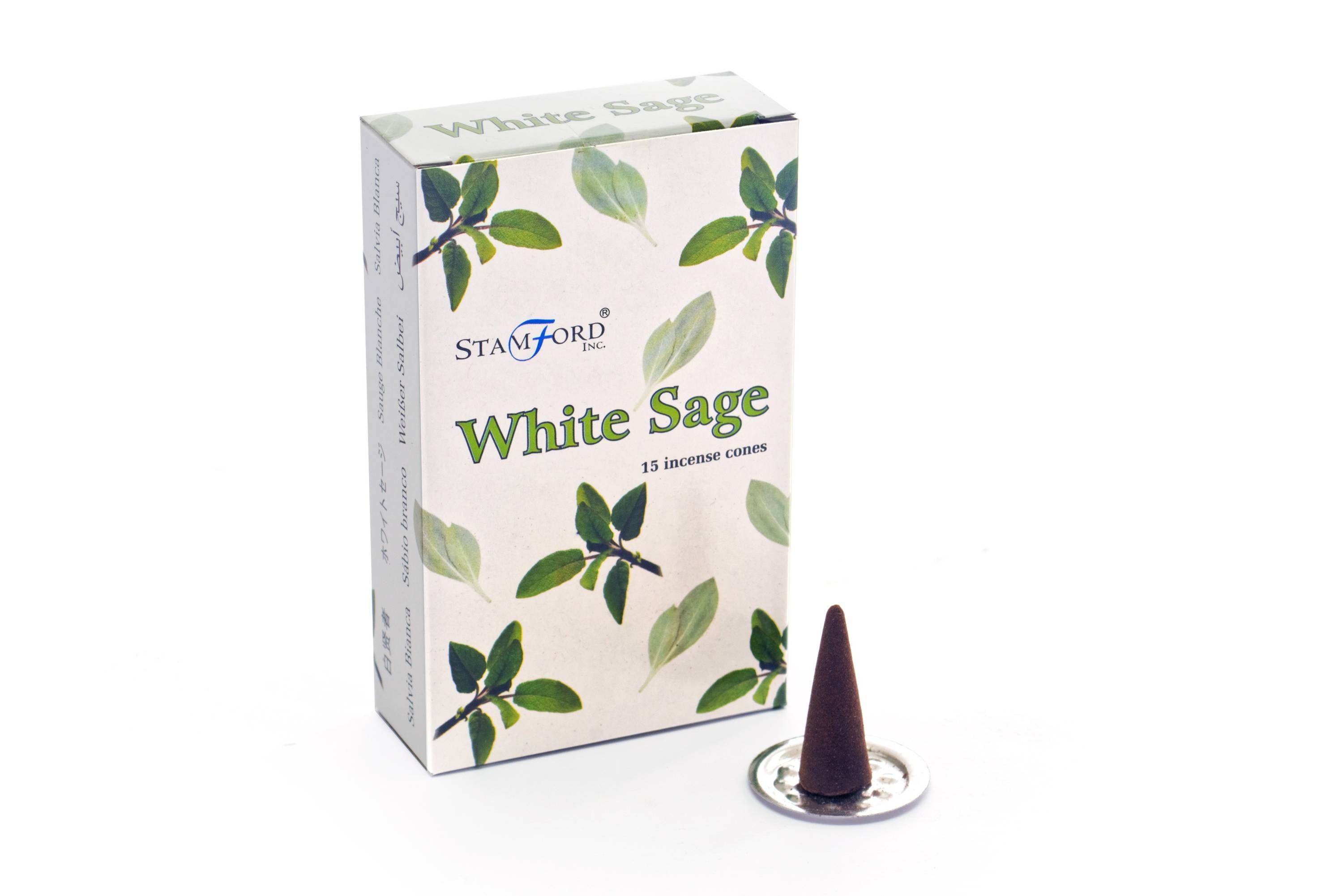 White Sage Suitsukekartio 15kpl
