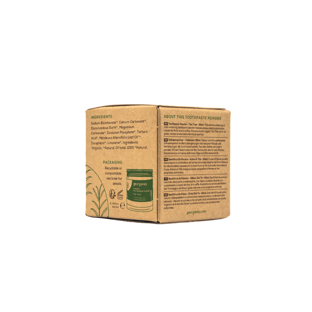 Valkaiseva Hammastahnajauhe - Tea Tree 60ml