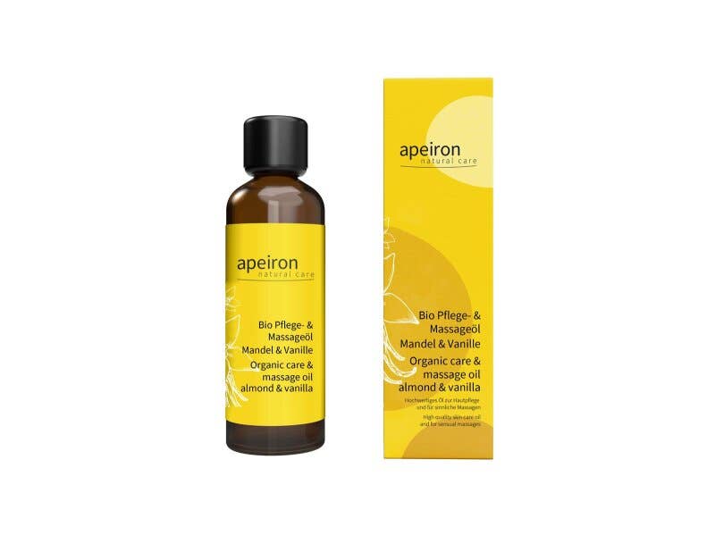apeiron organic vanilla & almond care oil 75 ml