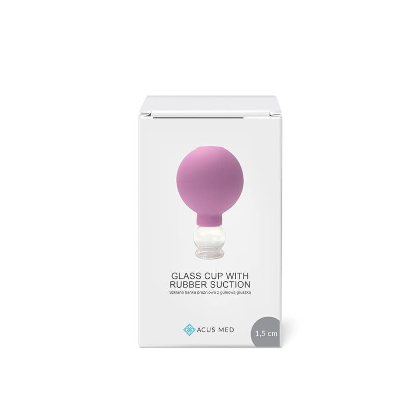 Lasikuppi Kumipumpulla – 1,5 cm