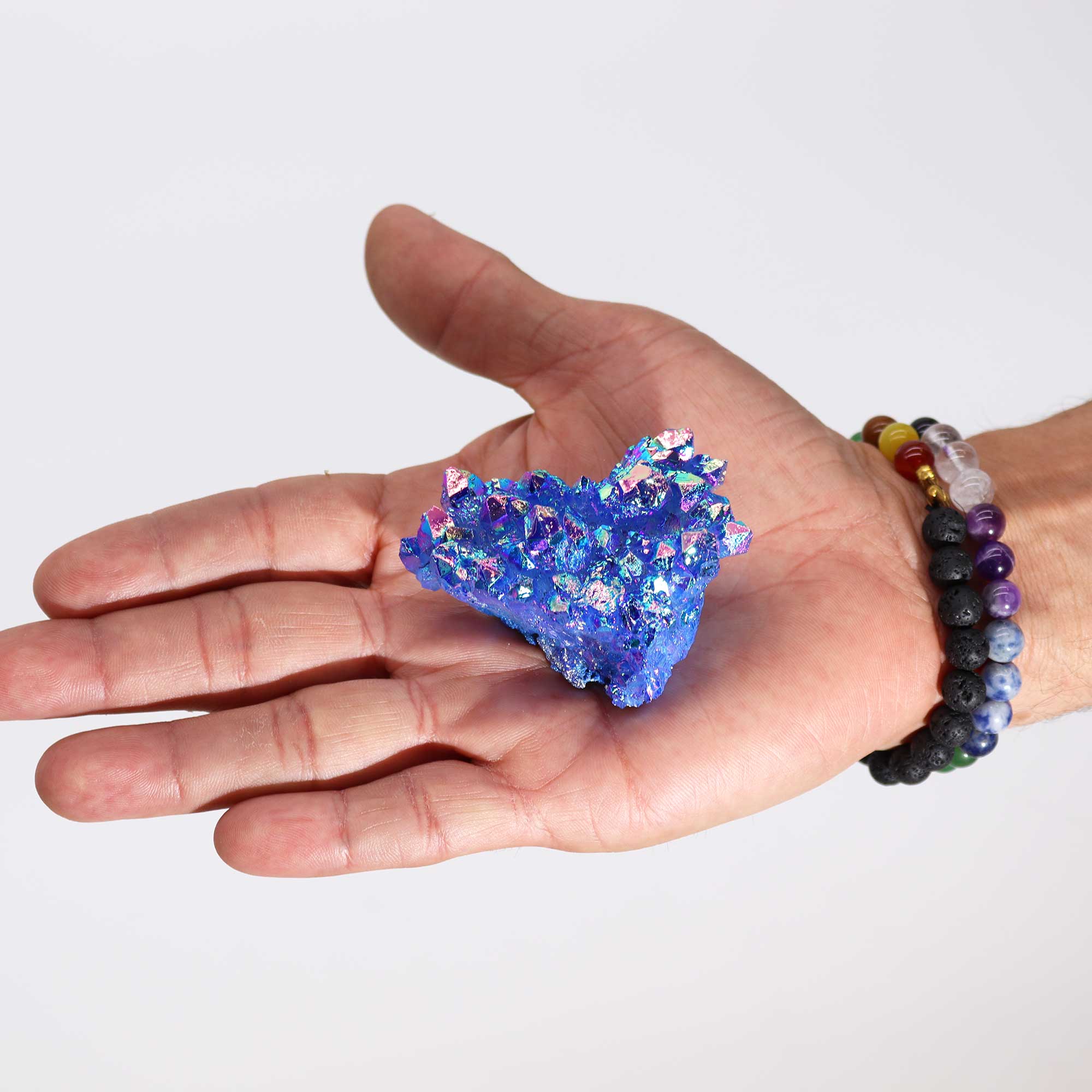 Aura Aqua Halo Kvartsi-klusteri 100-150g
