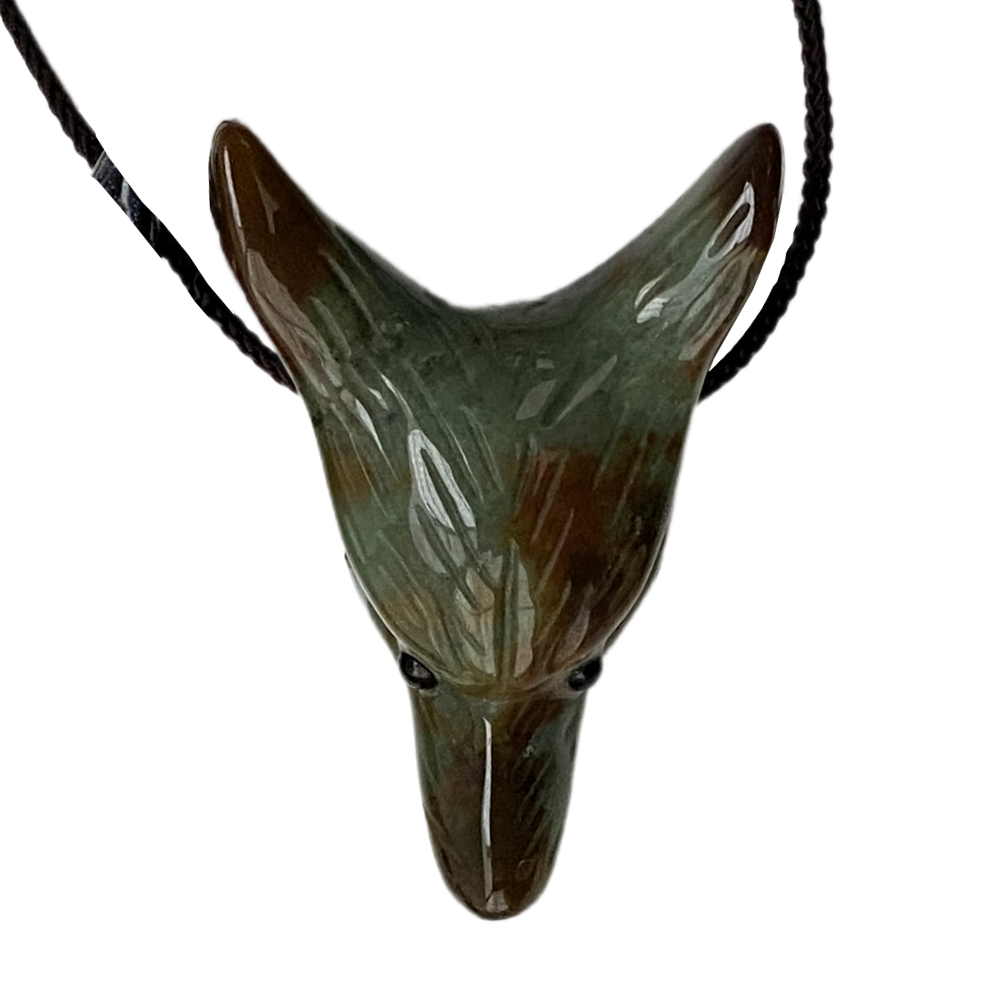 Wolf Head Pendant - Susi -riipus
