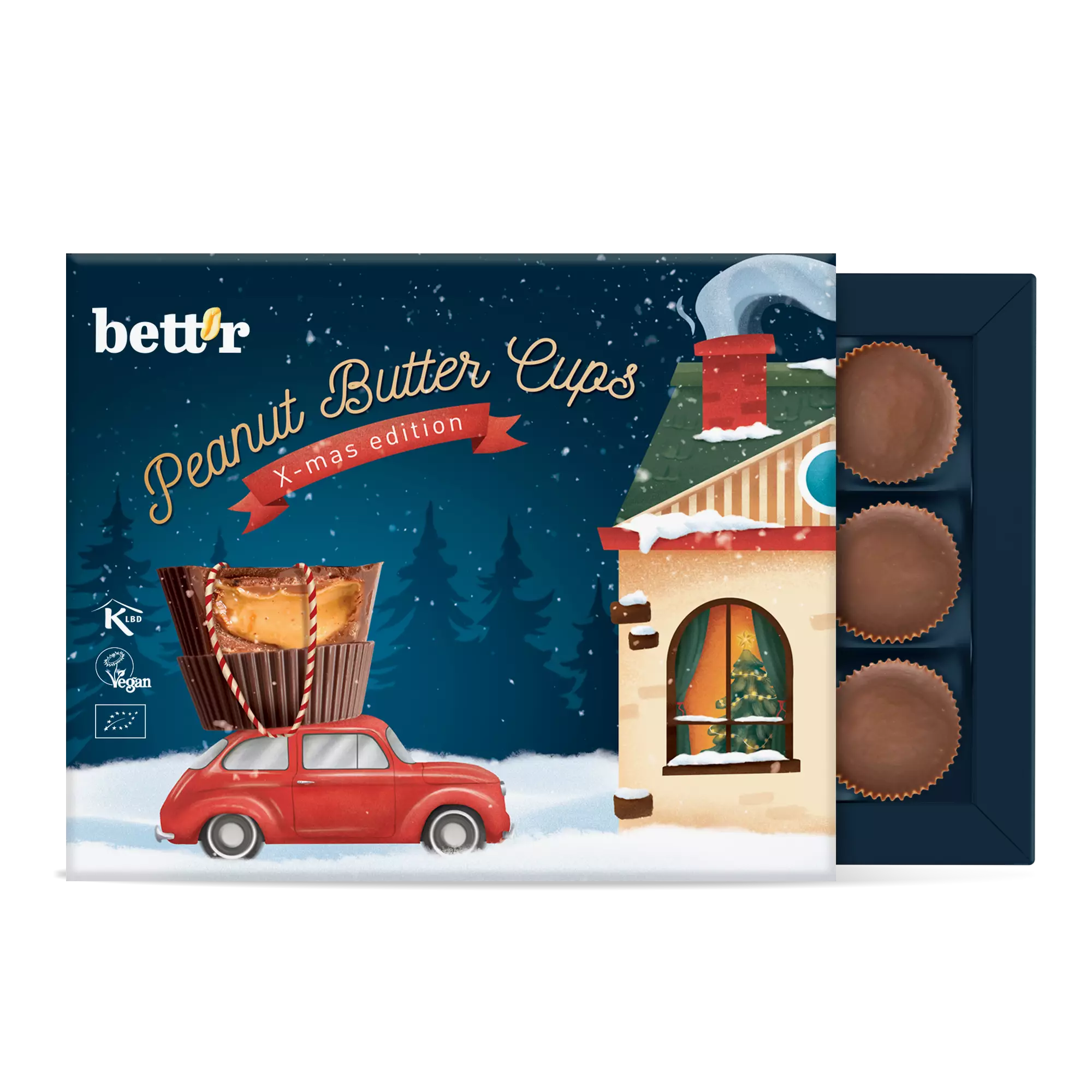 Bettr Peanut Butter Cups 156g