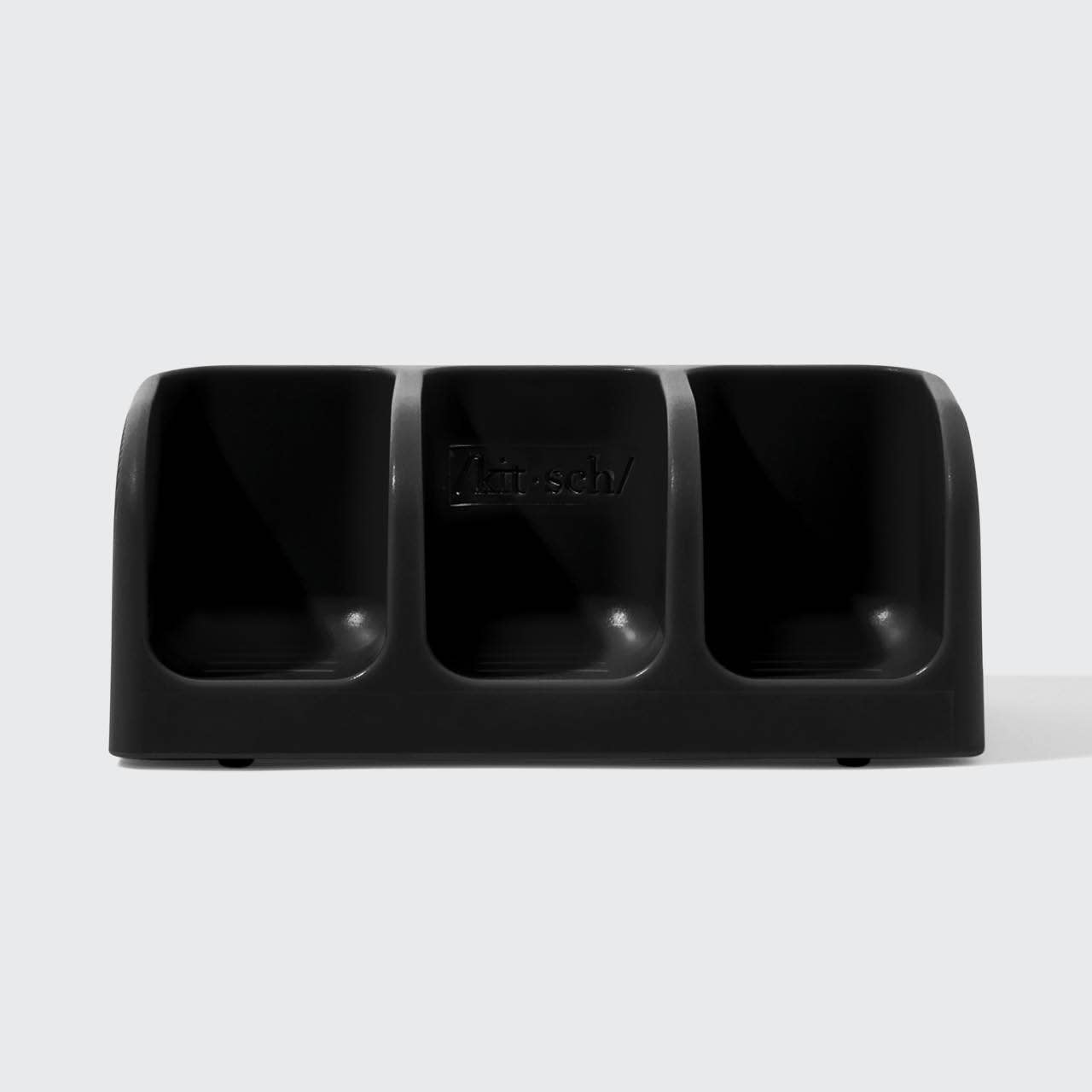 Self-Draining Soap Dish - Black, saippua-alunen