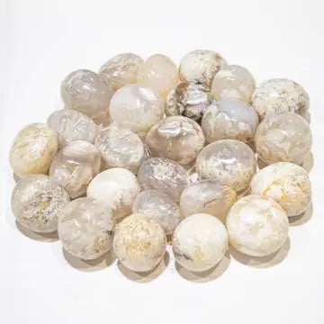 Rumpuhiottu Snow Agate - Lumiakaatti 2-3cm