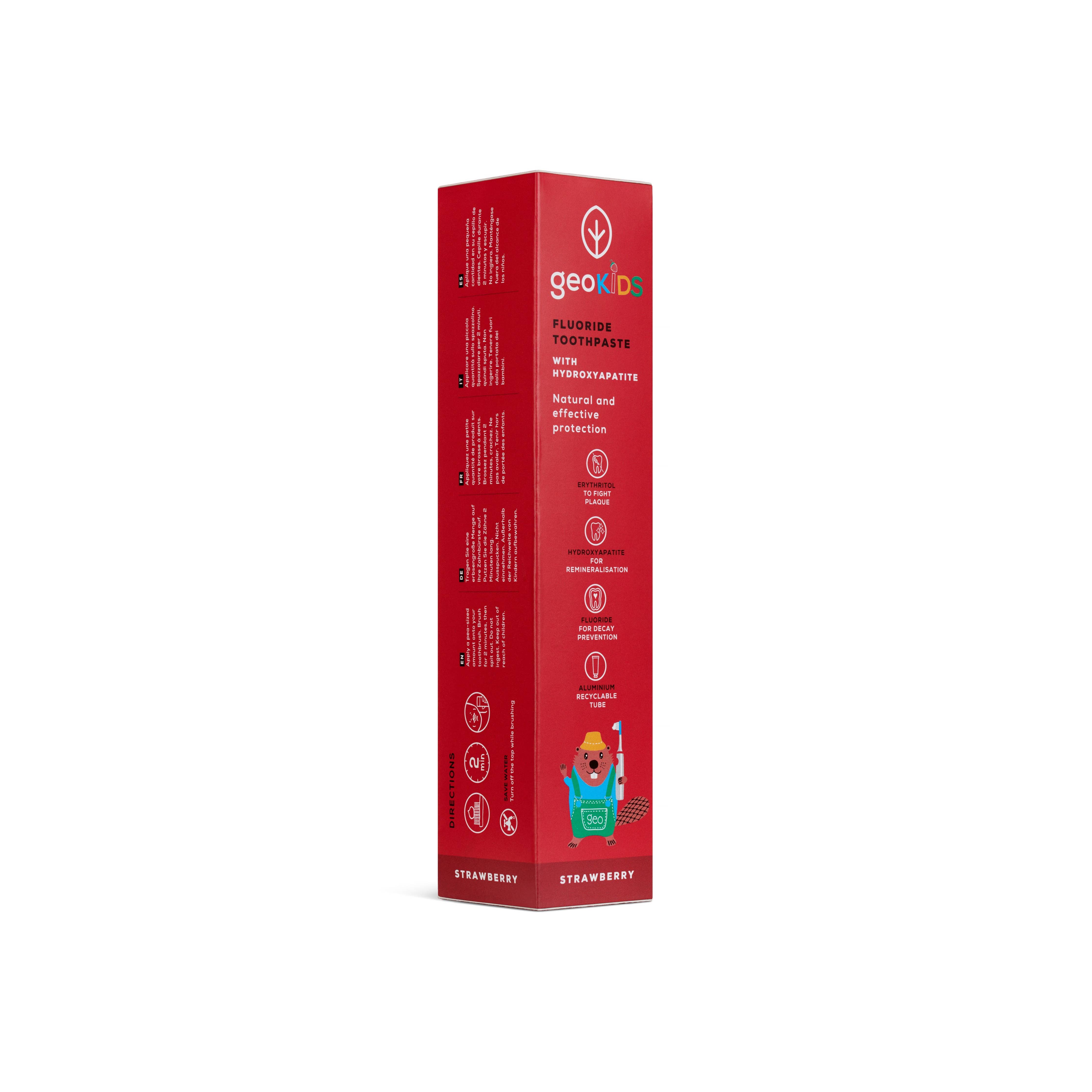 NEW - Kids Toothpaste next generation with Hydroxyapatite - Strawberry