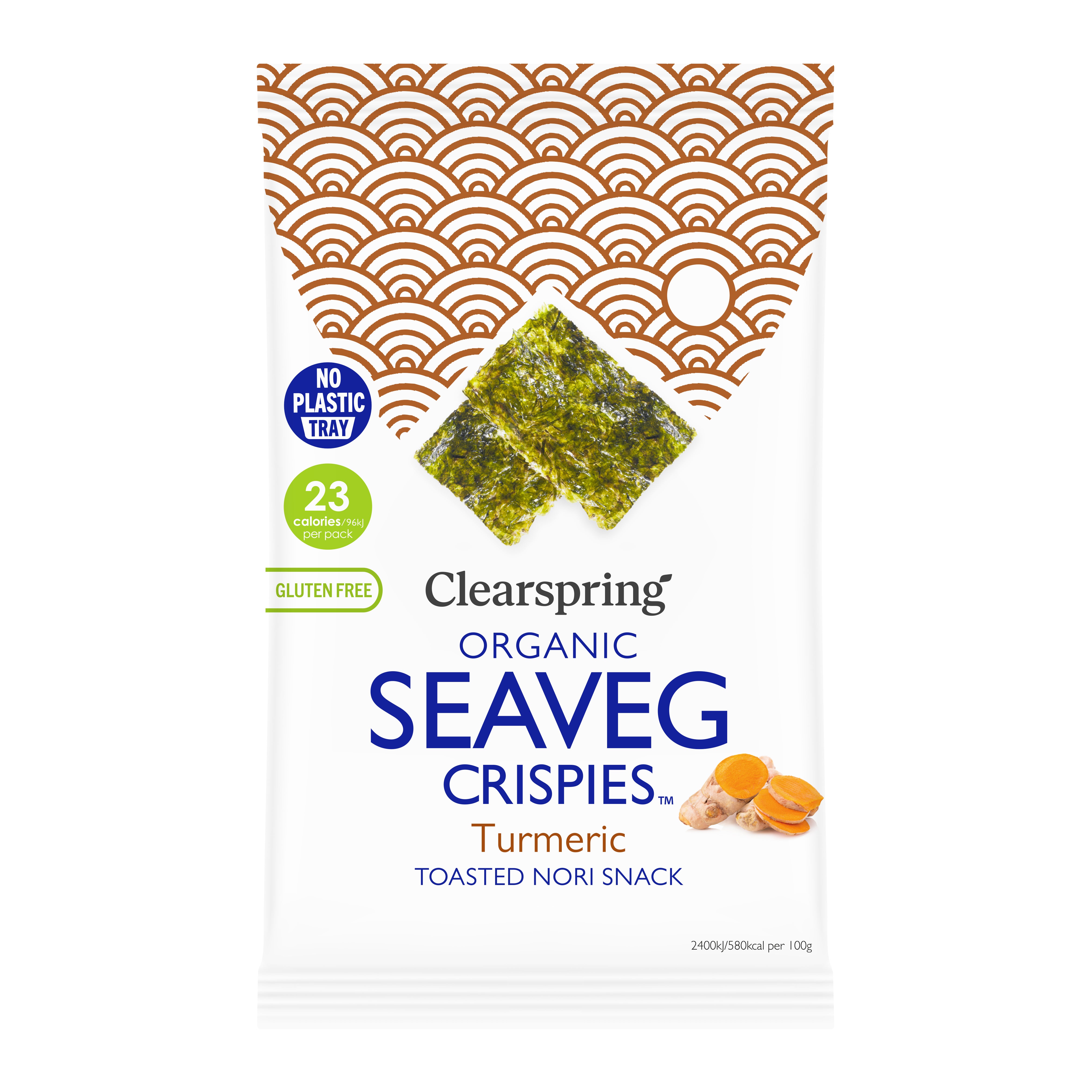 Seaveg Norileväsnack Kurkuma 4g