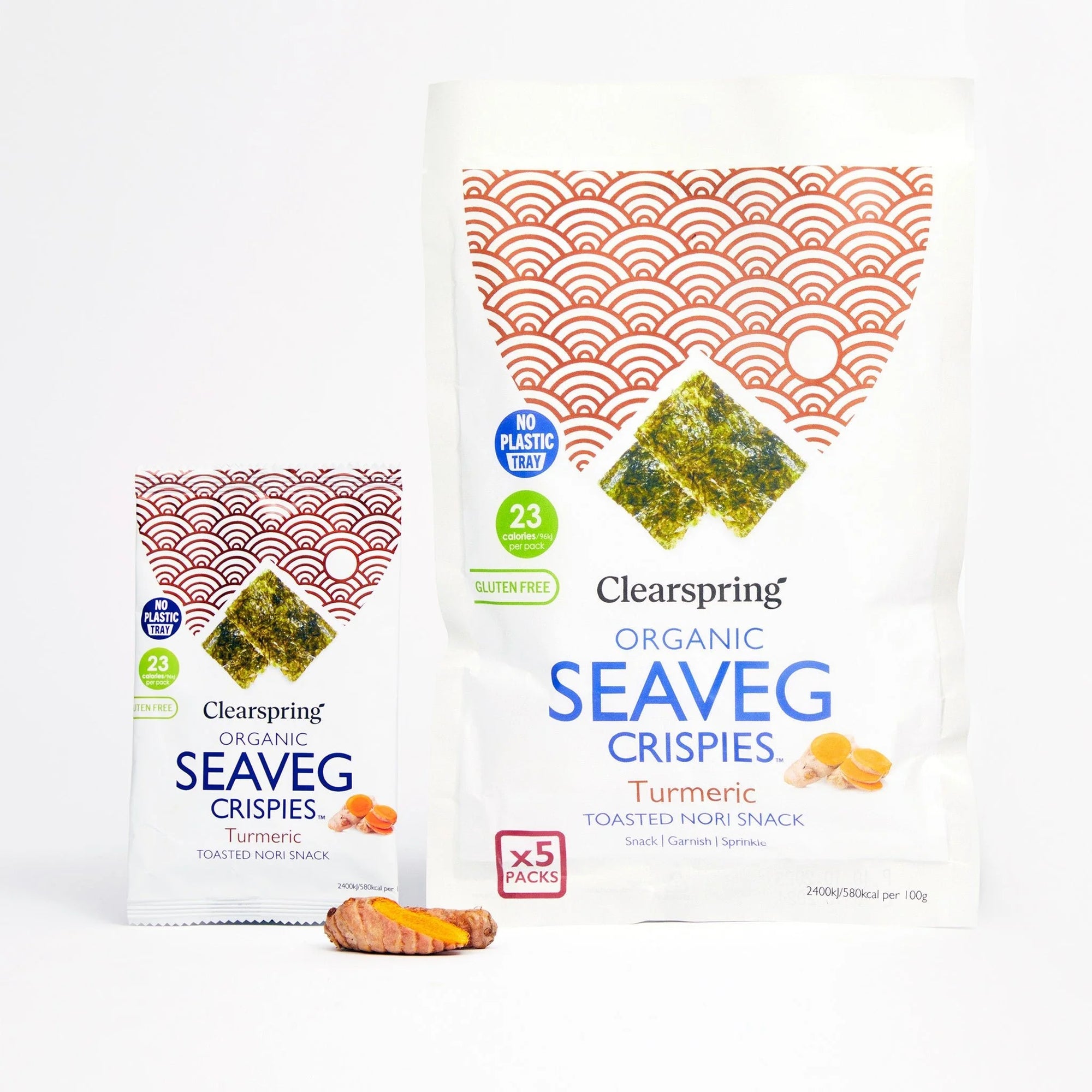Seaveg Merileväsnack Kurkuma 5x4g